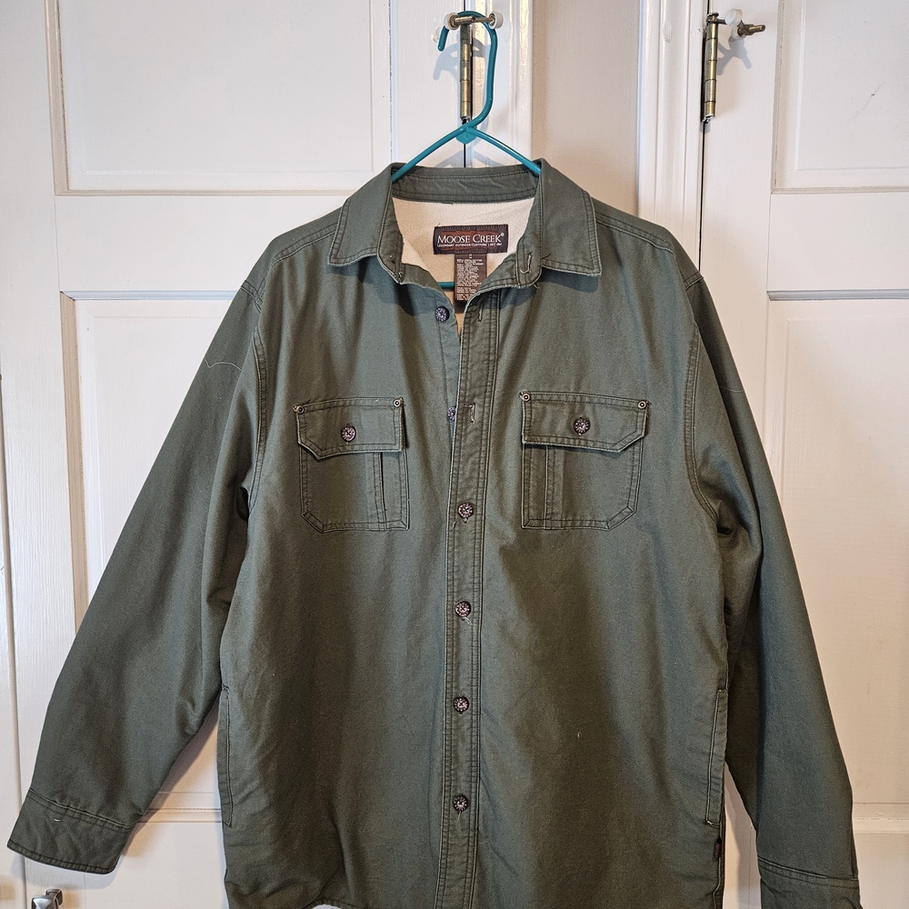 Men's Green Shirt Jacket